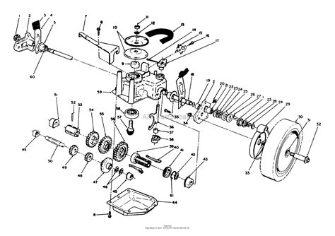 Toro 20218 Lawnmower 1992 Sn 2000001 2999999 Parts Diagram For Gear