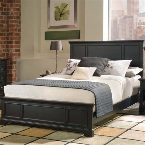 Bed Style In 2021 Bed Frame And Headboard Black Wooden Bed Black