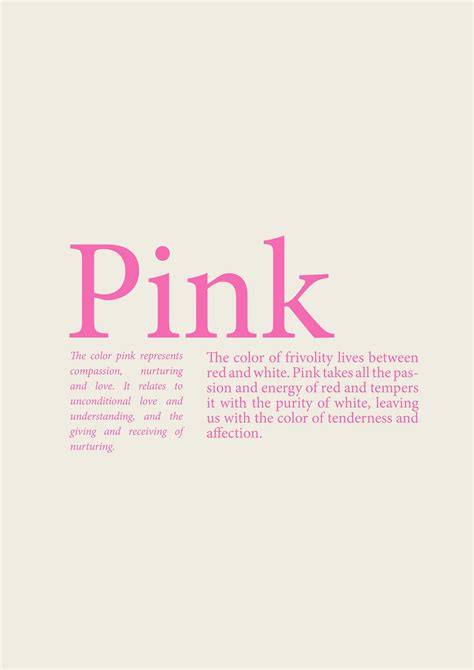 Colors Quotes On Behance Color Quotes Pink Quotes Color Meanings