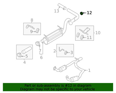 7c2z 5260 Fa 2004 2023 Ford Exhaust System Hanger Bracket Fairway