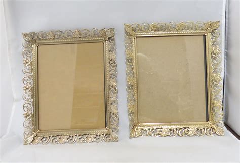 Sale Vintage Hollywood Regency Frames Mid Century Gold Tone Etsy