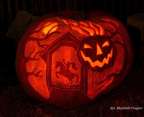 Sleepy Hollow Jack Olantern My Favorite Spooky Story In Pumpkin Form