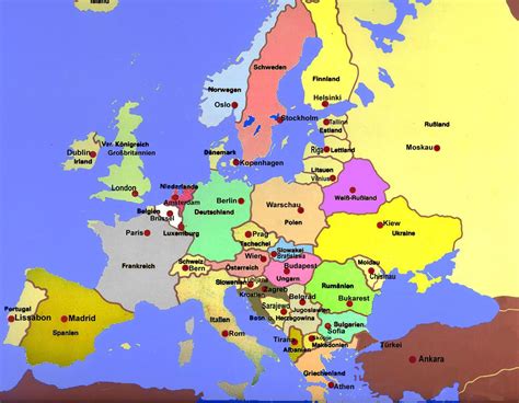 Politische europa karte freeworldmaps.net landkartenblog: Europakarte Zum Ausdrucken A4