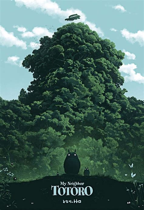 My Neighbor Totoro Poster Studio Ghibli Anime Art High Quality Prints