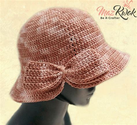 Crochet Patterns Galore Brimmed Hat With Bow