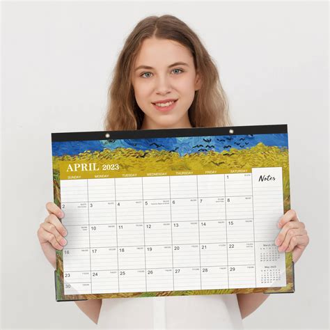 2022 2023 Desk Calendar Desk Calendar 2022 2023 Cover 18 Months Large Monthly January 2022