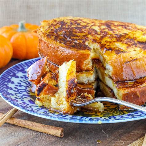 Pumpkin Spice French Toast For Two