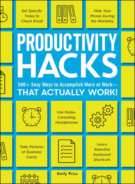 Productivity Hacks Book By Emily Price Official Publisher Page