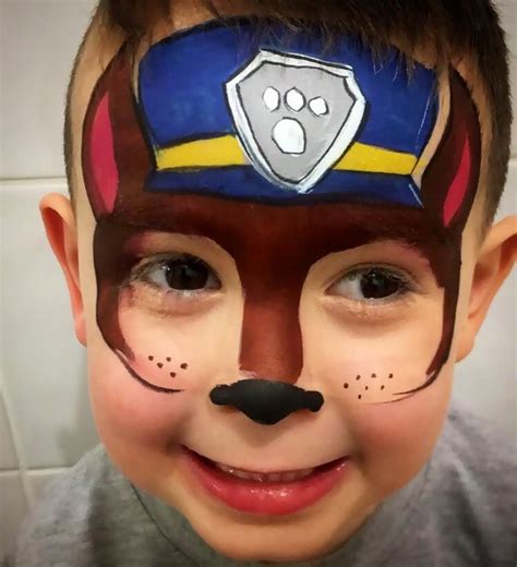 Paw Patrol Face Painting Superhero Face Painting Face Painting For