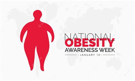 Premium Vector Vector Illustration Design Concept Of National Obesity Awareness Week Observed