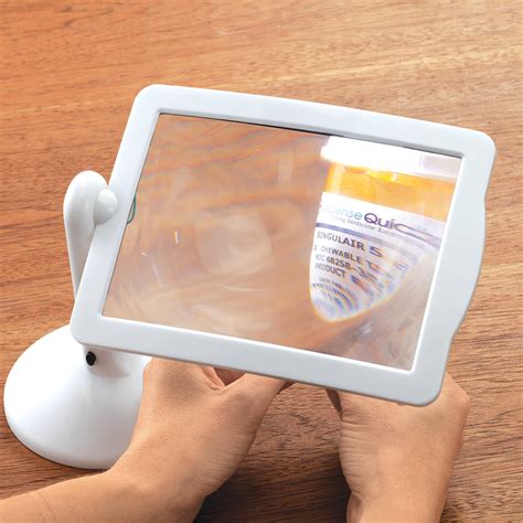 Lighted Freestanding Magnifying Screen Magnifier Easy Comforts