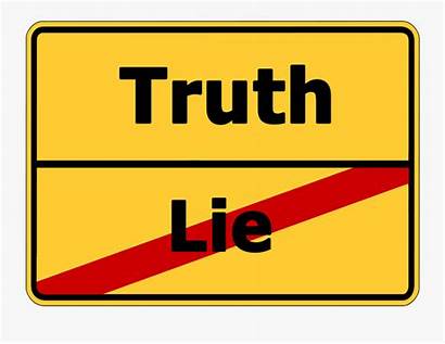 Lie Truth Sign Street Clipart Clipartkey