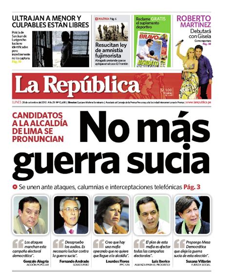 Edición Lima La República 20092010 By Grupo La República Publicaciones