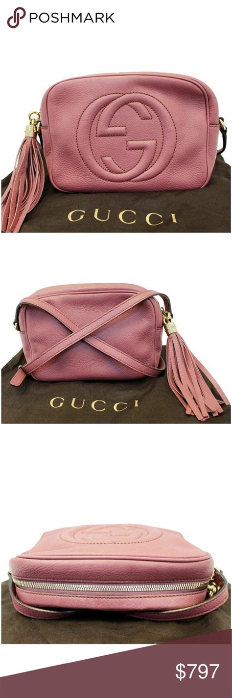 Gucci Soho Pebbled Leather Small Crossbody Bag Crossbody Bag Small