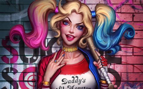 Download Dc Comics Harley Quinn Art Wallpaper