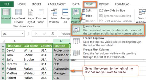 Freeze First Two Rows In Excel Omegamoon