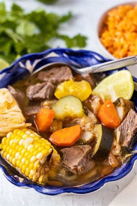 Caldo De Res Mexican Beef Soup Dash Of Color And Spice