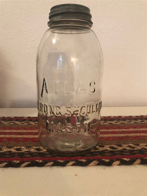 Atlas Strong Shoulder Half Gallon Mason Jar