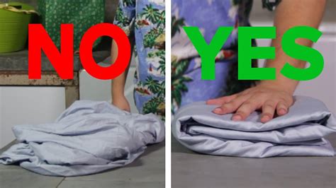A Better Way To Fold A Fitted Sheet Youtube