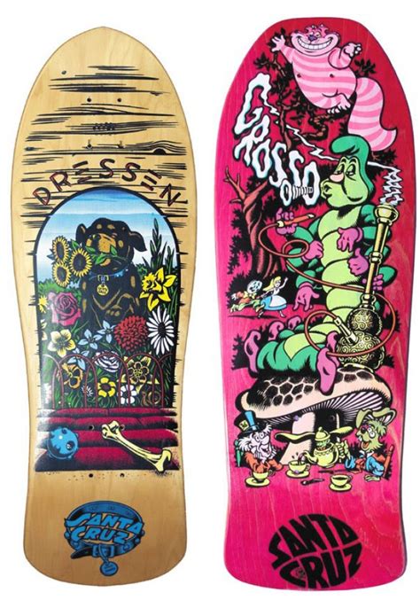 Santa Cruz Skateboard Art By Jim And Jimbo Phillips