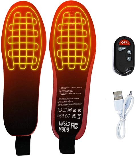 Electric Heated Insoles Rechargeableelectric Heated Insoles With