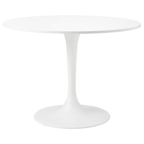 Product details a round table with soft edges gives a relaxed impression in a room. DOCKSTA Table - white/white - IKEA