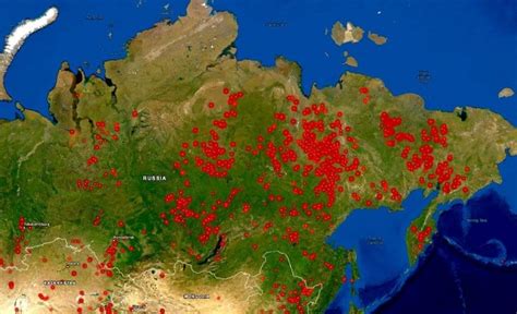 Smoke Of Wildfires Raging In Siberia Travels 5000 Miles Into The