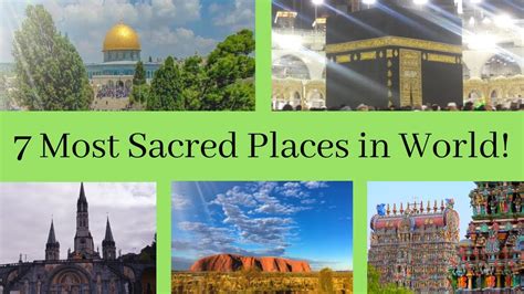 7 Most Sacredholy Places In The World Youtube