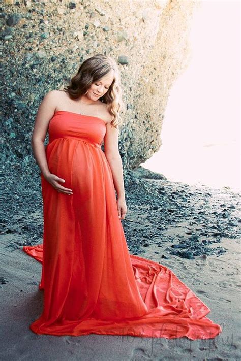 extra long sheer bliss chiffon maternity gown maternity dress maternity skirt split