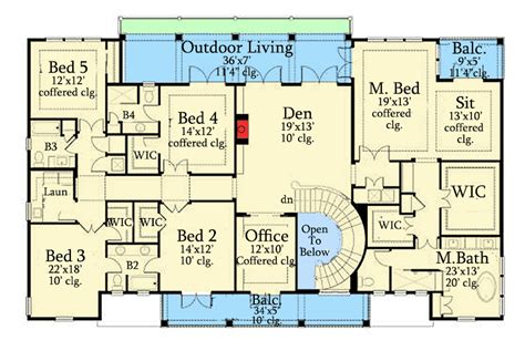 Single Story 6 Bedroom House Floor Plans Floorplansclick