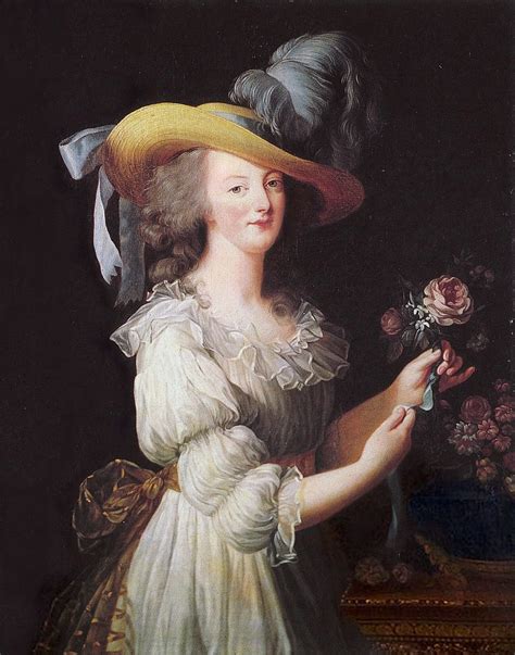 Marie Antoinette In A Muslin Dress 1783 Louise Elisabeth Vigee Le