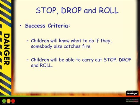 Ppt Stop Drop And Roll Powerpoint Presentation Free Download Id