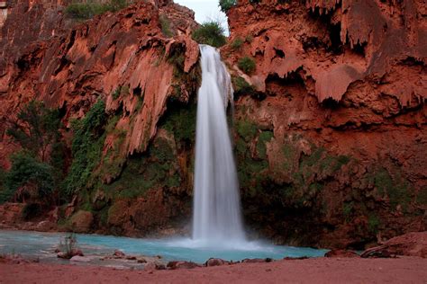 Havasu Falls In The Grand Canyon Just Outside The