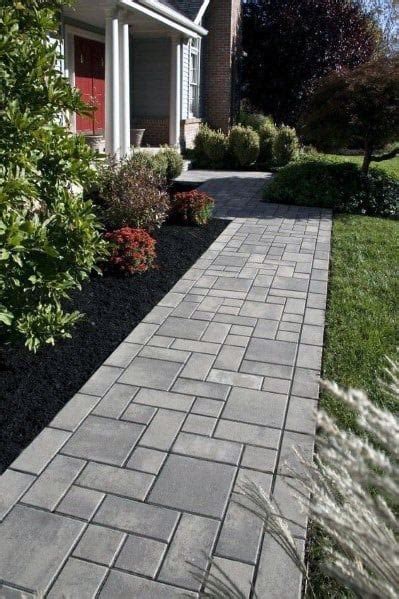 Top 50 Best Paver Walkway Ideas Exterior Hardscape Designs