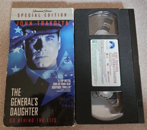 THE GENERAL S DAUGHTER VHS VCR Video Tape Used John Travolta 6 99