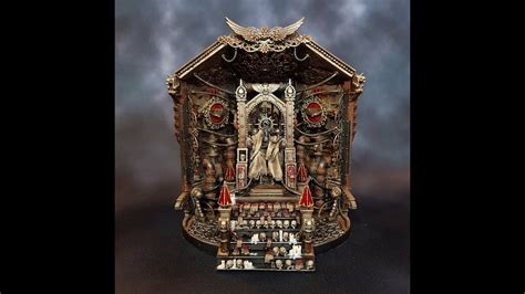 The Emperor Of Mankind On Golden Throne A Warhammer 40k Diorama