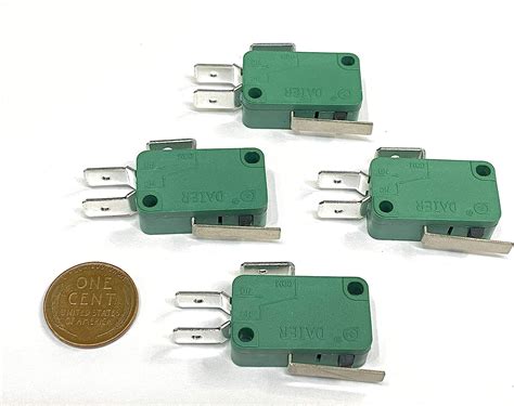 4 Pieces Limit Switch Kw1 103 3 19mm Lever 16a 15a T85 Micro 635x08mm