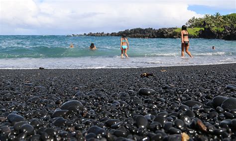 all about maui s black sand beaches