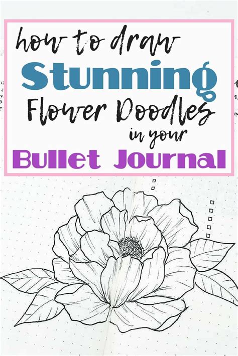 How To Draw Easy Flower Doodles For Bullet Journal Spreads Artofit