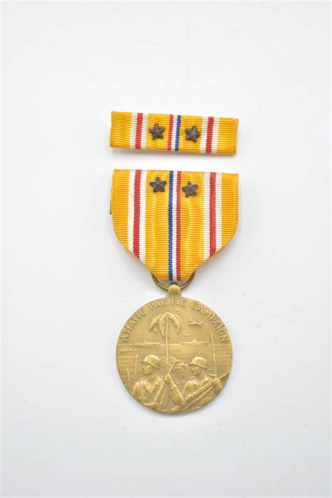 U S WW Asiatic Pacific Campaign Medal Byf