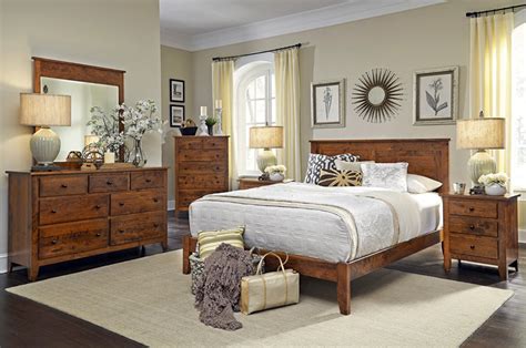 Amish Made Shenandoah Solid Character Cherry 6 Piece Bedroom Suite K