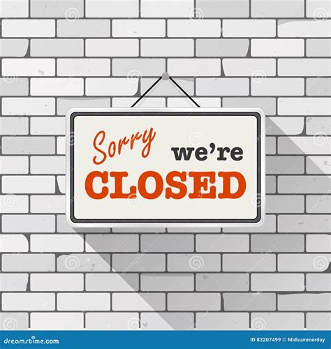 Business Closed Sign Template