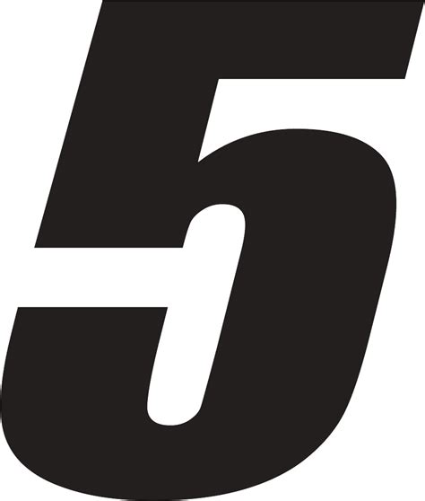 Number 5 Logo