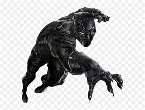 Black Panther Front Clip Arts Marvel Black Panther Clipart Hd Png