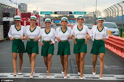 How Formula One Grid Girls Have Looked Over The Years Daily Mail Online