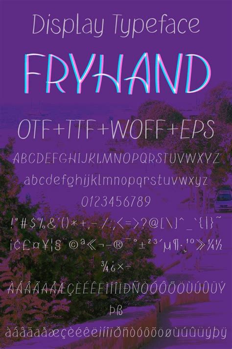 Fryhand Sans Serif Font