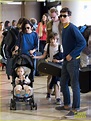 Jennifer Connelly & Paul Bettany: LAX Arrivial with the Kids!: Photo ...
