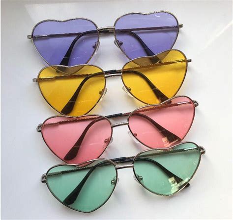 love heart sunglasses by parisclothing on etsy uk listing 596149837 love