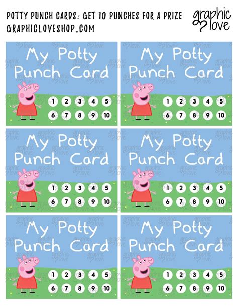 Allan Fray Useful Potty Training Chart Peppa Pig Free