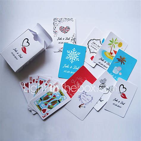 Add foil to messages that are extra special and browse through professionally designed templates to quickly and easily make something special to send to loved ones near and far. Personalized Playing Cards 518900 2016 - $8.99